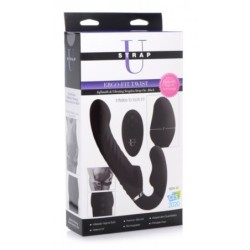 Swirl vibrator uden stropper med sele - Sort