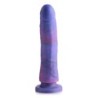 Silikonowe dildo Magic Stick z brokatem - 20 cm