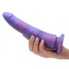 Magic Stick Silikon Dildo mit Glitzer - 20 cm