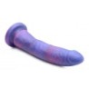 Dildo de silicone Magic Stick com glitter - 20 cm