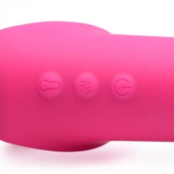 G-Pulse Vibrating Strapless Vibrator with Remote Control - Pink