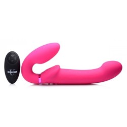 G-Punkt Vibrator, vibrationsfähig, ohne Bänder, mit Fernbedienung - Rosa