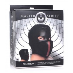 Scorpio Kap met Afneembare Oogmasker en Mondmasker
