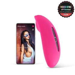 Vibrador de bragas controlado por aplicación Candy - Rosa