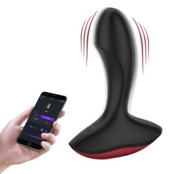 Prostatas vibrators Solstice, ko kontrolē ar lietotni