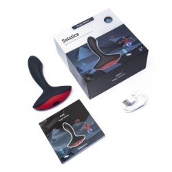 Prostatas vibrators Solstice, ko kontrolē ar lietotni