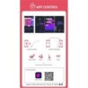Huevo Vibrador Controlado por App Vini - Rosa/Blanco