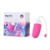 Vibrator tip ou controlat prin aplicație Vini - Roz/Alb