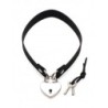 Hartvormige choker met hartvormige sluiting die kan worden vergrendeld