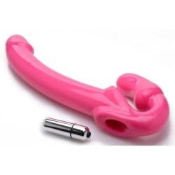 Revolver Vibrator Strapless Strap-On XXL - Pink