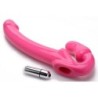 Revolver Strapless Strap-On Vibrator XXL - Roze