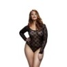 Body de Renda com Costas Abertas - Curvy Queen Size
