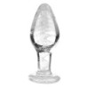 Medium Glød-i-mørket Glas Anale Plug