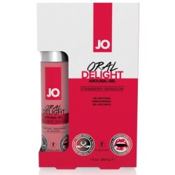 System JO - Gel Estimulant per a Clítoris Plaer Oral Maduixa - 30 ml