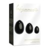 La Gemmes - Set van 3 Yoni Eieren - Zwarte Obsidiaan