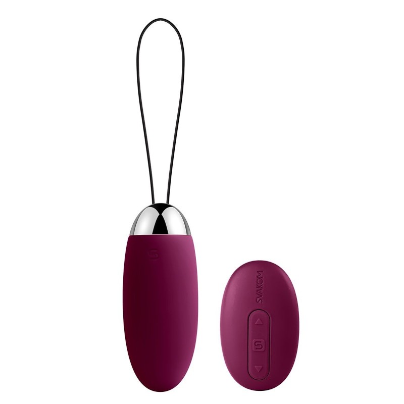 Svakom - Elva Vibrating Egg with Remote Control - Violet