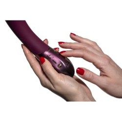Vibrador para o ponto G Hot Octopuss Kurve - Ameixa
