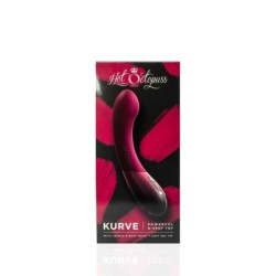 Vibreur pour le point G Hot Octopuss Kurve - Prune