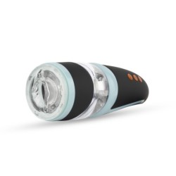 CRUIZR-CP02 Automatinis Besisukantis ir Vibruojantis Masturbatorius su Adapteriu