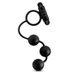 Bolas Anales con Anillo Vibrador para el Pene