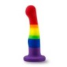 Pride Silikone Dildo med Sugekop - Frihed