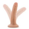 Dildo realista con ventosa 14 cm - Vainilla