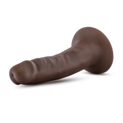 Dildo realista con ventosa 14 cm - Chocolate