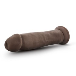 24 cm:n realistinen dildo imukupilla - Suklaa