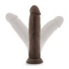 Realistyczne dildo z przyssawką 24 cm - Chocolate