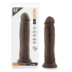Realistyczne dildo z przyssawką 24 cm - Chocolate