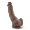 Dildo Mr. Mayor com ventosa de 9'' - Chocolate