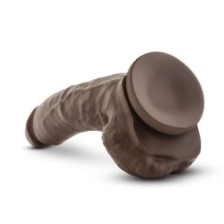 Dildo Mr. Mayor med sugpropp 9'' - Choklad