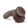 Dildo Mr. Mayor med sugekop 9'' - Chokolade