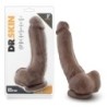 Dildo Mr. Mayor con ventosa de 9'' - Chocolate