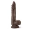 Realistyczne Dildo z Przyssawką 21.5 cm - Chocolate
