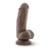 Dildo Mr. Smith con ventosa da 7'' - Cioccolato