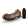 Vibrador Dr. Joe con ventosa de 8'' - Chocolate
