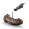 Vibrador Dr. Joe con ventosa de 8'' - Chocolate