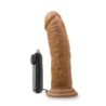 Vibrador Dr. Joe amb ventosa de 8'' - Moca