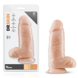 Dr. Chubbs Dildo ar piesūcekni 25 cm - Vaniļa
