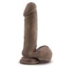 Mr. Magic - dildo van 23 cm met zuignap - Chocolade