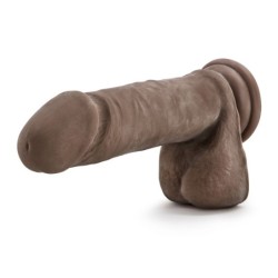 Mr. Magic - dildo 23 cm z przyssawką - Czekolada