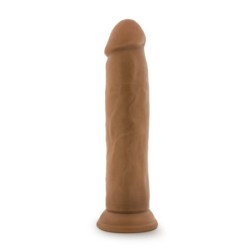 Realistični dildo s vakuumskom čašom od 24 cm - Moka