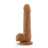 Realistisk Dildo med Sugekop 19.68 cm - Mocha