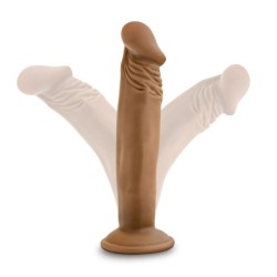 Dr. Dildo Klein mit Saugnapf 6.5'' - Mokka