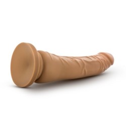 Realistisk dildo med sugekop 21,5 cm - Mocha
