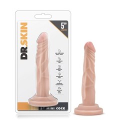 Mini dildo realistico con ventosa 14,6 cm - Beige