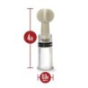 Rotating Suction Cups for Clitoris and Nipples - Set of 3 - Transparent
