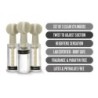 Rotating Suction Cups for Clitoris and Nipples - Set of 3 - Transparent
