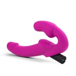 Estella Vibrador Strapless Strap-on - Rosa